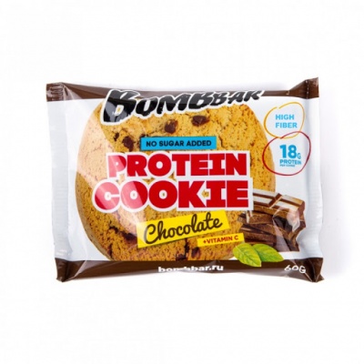 Детальное фото Bombbar Protein Cookie (60 гр) Шоколад
