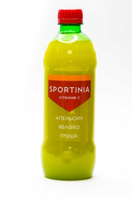 Детальное фото Sportinia Vitamin C (500 мл) Апельсин, Яблоко, Груша