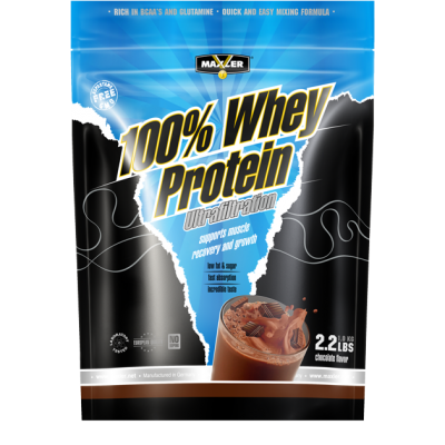 Детальное фото Maxler Ultrafiltration Whey Protein  (1 кг ПАКЕТ) Шоколад