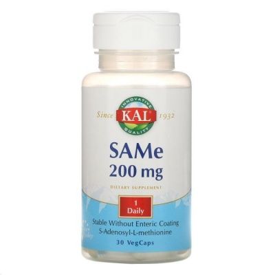 Детальное фото Kal SAMe 200 mg (30 вег. капс)