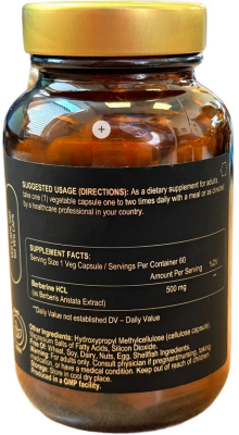 Детальное фото FuelUp Berberine HCL 500 mg (60 вег. капс)