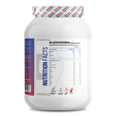 Детальное фото Fitness Formula Whey Protein Premium (2000 гр) банка Клубника