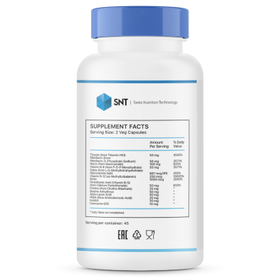 Детальное фото SNT CO-Enzyme B-Complex (90 капс)