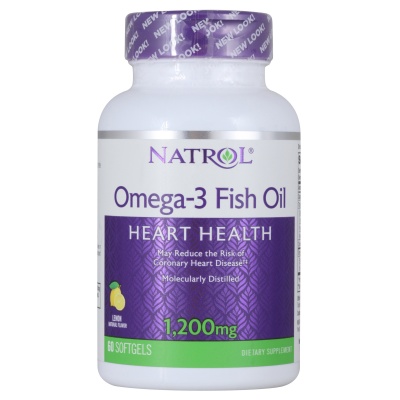 Детальное фото Natrol Omega-3 Fish Oil 1200 mg (60 гел. капс)