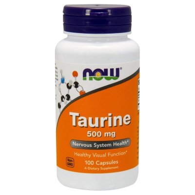 Детальное фото NOW Taurine 500 mg (100 капс)