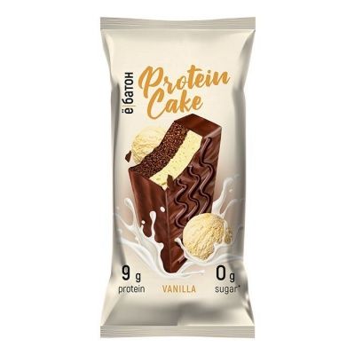 Детальное фото Ё-батон Protein Cake (50 гр) Ванильное мороженое