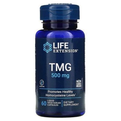 Детальное фото Life Extension TMG 500 mg (60 жидк. вег. капс)
