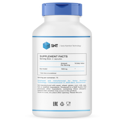 Детальное фото SNT Myo-Inositol 1500 mg (150 капс)