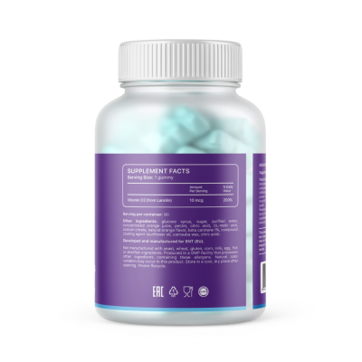 Детальное фото SNT Kids Vitamin D3 Gummies (90 жев. конф) Апельсин