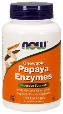 Детальное фото NOW Papaya Enzymes (180 жев. табл)