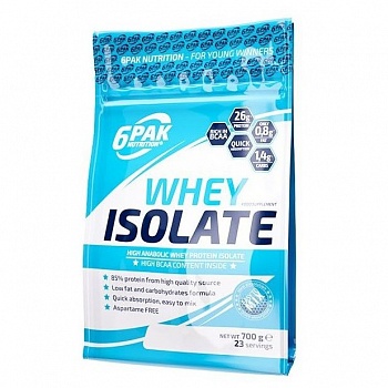 Анонс фото 6pak whey isolate (700 гр) соленая карамель