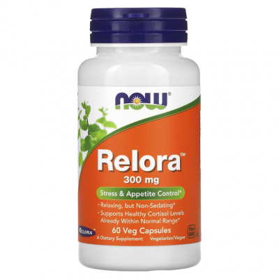 Детальное фото NOW Relora 300 mg (60 вег. капс)