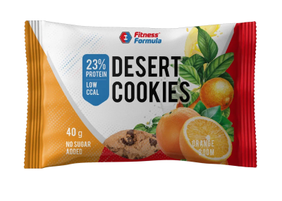 Детальное фото Fitness Formula Fitness Cookies (40 гр) Апельсиновый бум