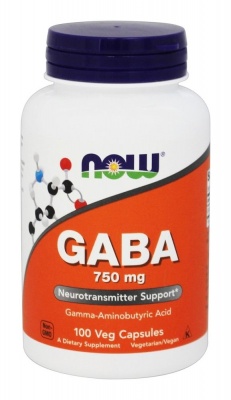 Детальное фото NOW GABA 750 mg (100 капс)