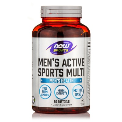 Детальное фото NOW Men's Active Sports Multi (90 гел. капс)