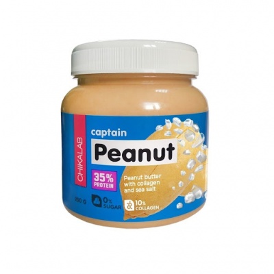 Детальное фото CHIKALAB Captain Peanut (250 гр) Арахисовая паста с морской солью