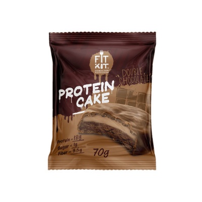 Детальное фото Fit Kit Protein cake (70 гр) Двойной шоколад