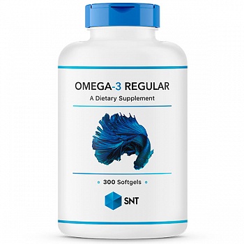 Анонс фото snt omega-3 regular (180/120 ее) 1000 mg (300 гел.капс)