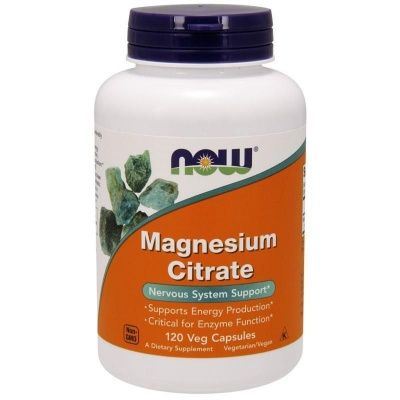 Детальное фото NOW Magnesium Citrate (120 вег. капс)