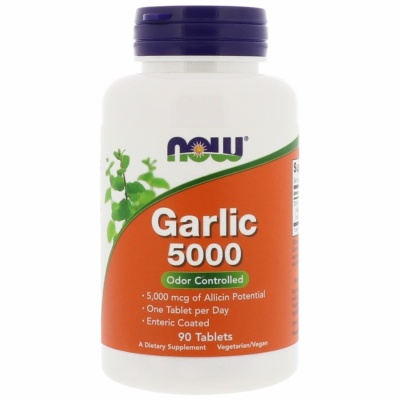 Детальное фото NOW Garlic 5000 mcg (90 табл)