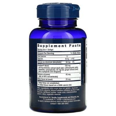 Детальное фото Life Extension Bloat Relief (60 гел. капс)