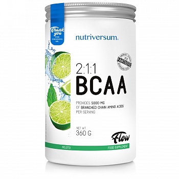 Анонс фото nutriversum purepro bcaa 2:1:1 flow (360 гр) мохито