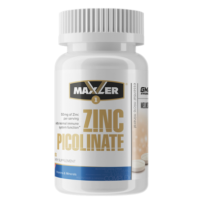 Детальное фото Maxler Zinc Picolinate 50 mg (60 табл)