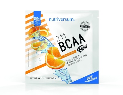 Детальное фото Nutriversum 2:1:1 BCAA Flow пробник (6 гр) Апельсин