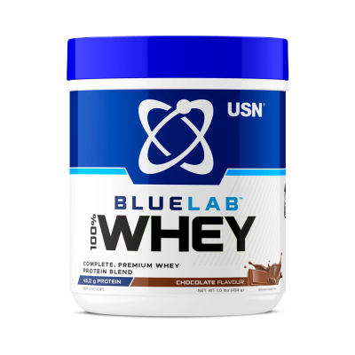 Детальное фото USN BlueLab 100% Whey Premium Protein (454 гр) Шоколад-Карамель