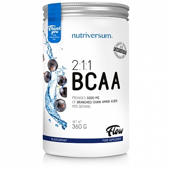 Анонс фото nutriversum purepro bcaa 2:1:1 flow (360 гр) черная смородина