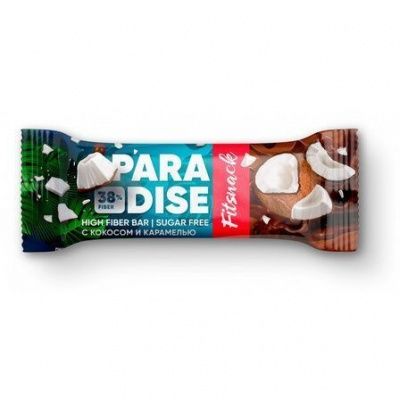 Детальное фото FitSnack Protein Bar (60 гр) Paradise (Кокос и карамель)