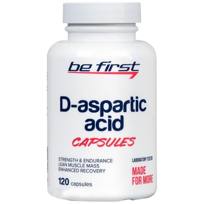 Детальное фото Be First D-Aspartic Acid Capsules (120 капс)