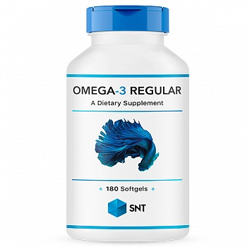 Анонс фото snt omega-3 regular (180/120 ее) 1000 mg (180 гел.капс)