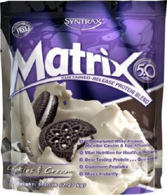 Детальное фото Syntrax Matrix 5.0 (2,27 кг.) Печенье с арахисовым маслом