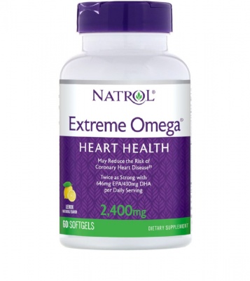 Детальное фото Natrol Extreme Omega 2400 mg (60 гел. капс)