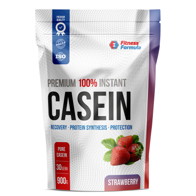 Детальное фото Fitness Formula Casein Premium (900 гр) Клубника