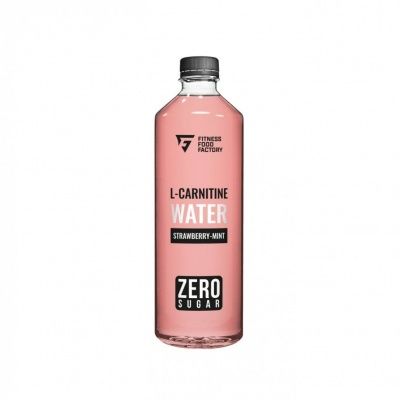 Детальное фото Fitness Food Factory L-Carnitine water 2000 (500 мл) Клубника-мята