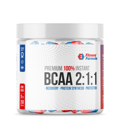 Детальное фото Fitness Formula BCAA 2:1:1 (250 капс)