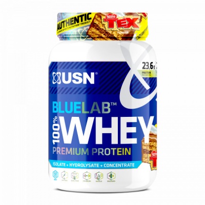 Детальное фото USN BlueLab 100% Whey Premium Protein (908 гр) Тропический смузи