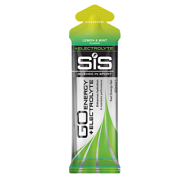 Анонс фото sis go energy + electrolyte gel (60 мл) лимон и мята