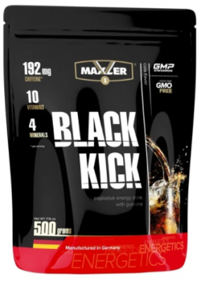 Детальное фото Maxler Black Kick (500 гр. ПАКЕТ) Кола