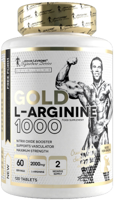 Детальное фото Kevin Levrone GOLD L-Arginine 1000 (120 табл)