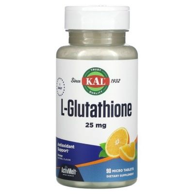 Детальное фото Kal L-Glutathione 25 mg ActivMelt (90 табл)
