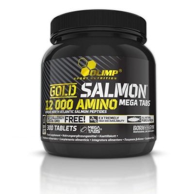 Детальное фото Olimp Gold Salmon 12000 Amino Mega Tabs (300 табл)