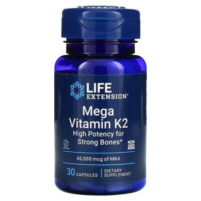Детальное фото Life Extension Mega Vitamin K2 45 mg (30 капс)