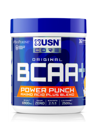 Детальное фото USN BCAA+ Power Punch (400 гр) Мандарин