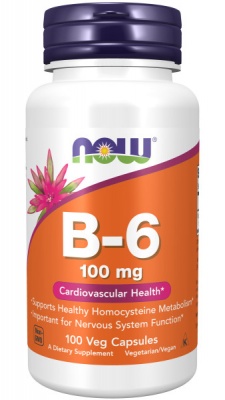 Детальное фото NOW Vitamin B-6 100 mg (100 капс)