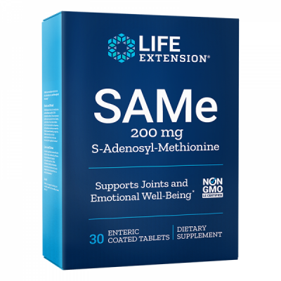 Детальное фото Life Extension SAMe 200 mg (30 вег. табл)