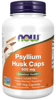 Детальное фото NOW Psyllium Husk 500 mg (200 вег. капс)