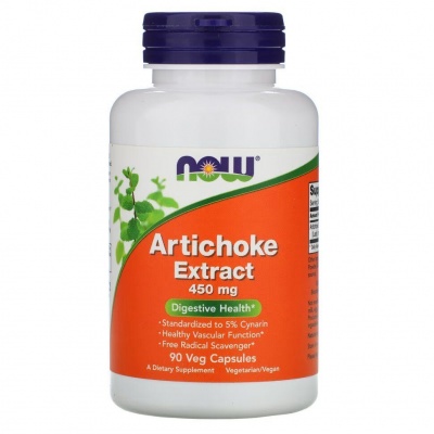 Детальное фото NOW Artichoke Extract 450 mg (90 вег. капс)